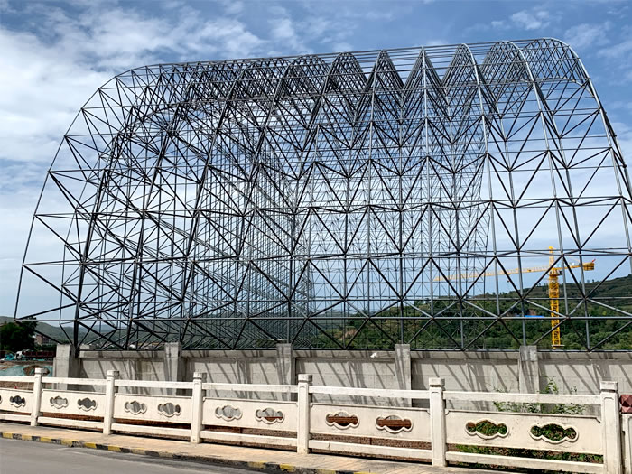 庄河山寨矿储煤棚网架